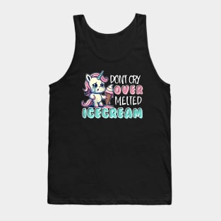 Don't Cry over melted Ice Cream Tank Top